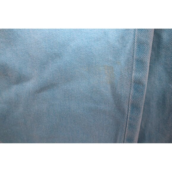 Topshop Womens Light Blue Denim Straight Leg Jeans UK 12 / US 30 With Side Slits - Picture 15 of 15